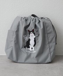 Remind me and forever（リマインドミーアンドフォーエバー）の「【お散歩にもぴったり♪】アニマル刺繍巾着トートバッグ（トートバッグ）」