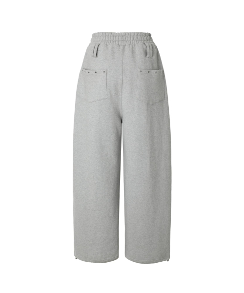 KHAKIPOINT（カーキポイント）の「Steel Stud Sweat Pants (gray)（スウェットパンツ・レディース・その他・FREE）」の3枚目の写真