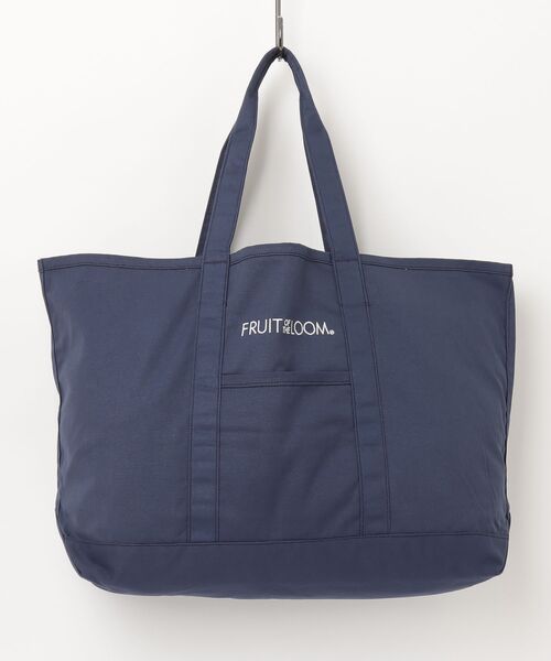 FRUIT OF THE LOOM(フルーツオブザルーム)の「FRUIT OF THE LOOM / FTL EX CANVAS BIG TOTE BAG / 81634700(トートバッグ・レディース・ピンク/ホワイト/グリーン/グレー/イエロー/ネイビー・ONESIZE)」の1枚目の写真