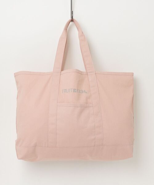 FRUIT OF THE LOOM(フルーツオブザルーム)の「FRUIT OF THE LOOM / FTL EX CANVAS BIG TOTE BAG / 81634700(トートバッグ・レディース・ピンク/ホワイト/グリーン/グレー/イエロー・ONESIZE)」の5枚目の写真