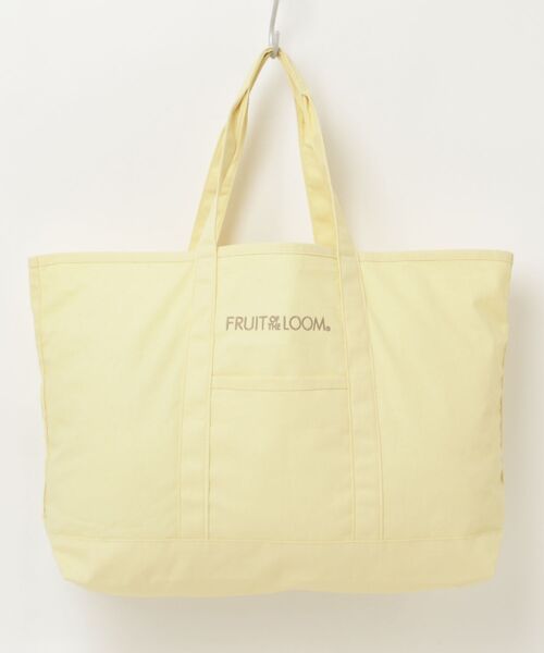 FRUIT OF THE LOOM(フルーツオブザルーム)の「FRUIT OF THE LOOM / FTL EX CANVAS BIG TOTE BAG / 81634700(トートバッグ・レディース・ピンク/ホワイト/グリーン/グレー/イエロー・ONESIZE)」の4枚目の写真