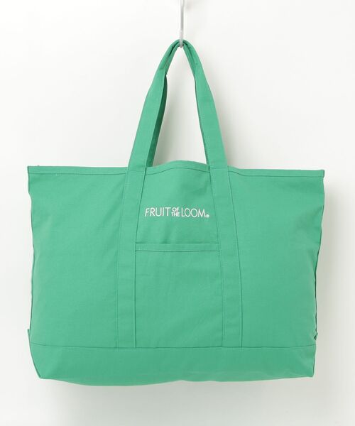 FRUIT OF THE LOOM(フルーツオブザルーム)の「FRUIT OF THE LOOM / FTL EX CANVAS BIG TOTE BAG / 81634700(トートバッグ・レディース・ピンク/ホワイト/グリーン/グレー/イエロー・ONESIZE)」の3枚目の写真