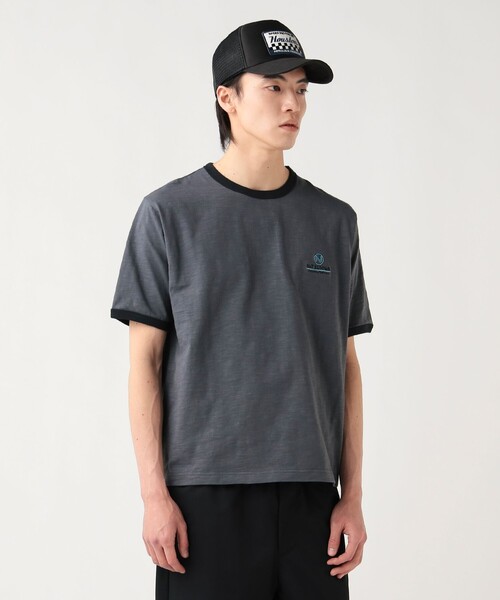 BEAMS HEART（ビームスハート）の「【7/16値下げ】モダン配色 リンガー Tシャツ（ユニセックス）（Tシャツ/カットソー・メンズ・チャコールグレー/ブラウン・SMALL/MEDIUM/LARGE）」の10枚目の写真