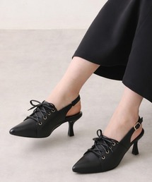 DEMETER（デメテル）の「ポインテッドトゥ レースアップ バックストラップ パンプス（パンプス）」