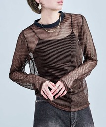 コードメッシュ ロングスリーブTシャツ