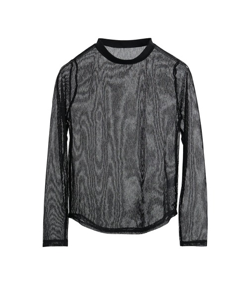 Fashion Letter(ファッションレター)の「コードメッシュ ロングスリーブTシャツ(Tシャツ/カットソー・レディース・ブラウン/ブラック/ベージュ・M)」の19枚目の写真