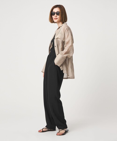 conte（コンテ）の「＜conte＞コットン シアー サファリシャツ（シャツ
