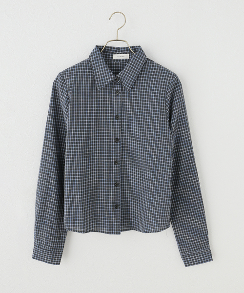 Knuth Marf(クヌースマーフ)の「Knuth Marf/クヌースマーフ 2-piece layered compact shirt(シャツ/ブラウス・レディース・ネイビー/ブルー・FREE)」の5枚目の写真