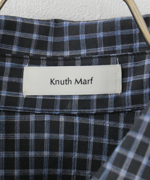 Knuth Marf(クヌースマーフ)の「Knuth Marf/クヌースマーフ 2-piece layered compact shirt(シャツ/ブラウス・レディース・ネイビー/ブルー・FREE)」の10枚目の写真