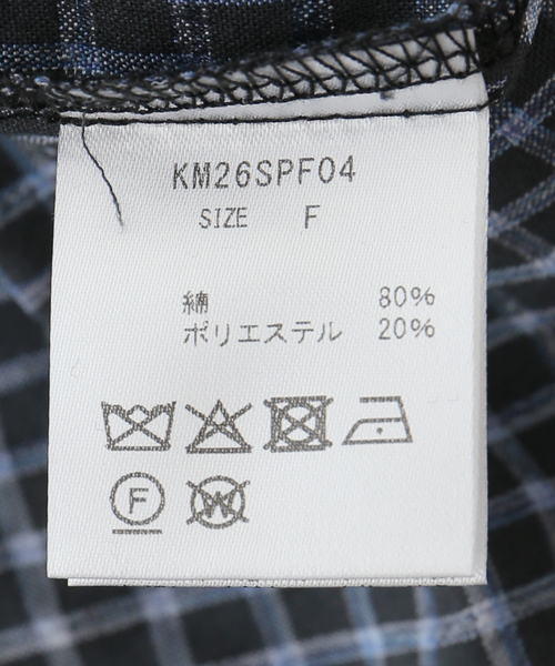 Knuth Marf(クヌースマーフ)の「Knuth Marf/クヌースマーフ 2-piece layered compact shirt(シャツ/ブラウス・レディース・ネイビー/ブルー・FREE)」の11枚目の写真