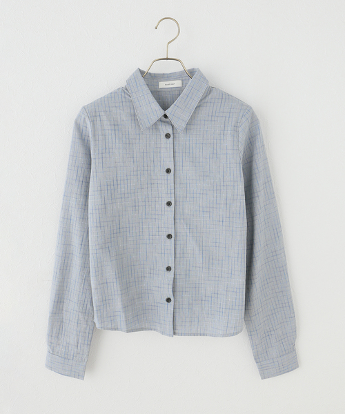 Knuth Marf(クヌースマーフ)の「Knuth Marf/クヌースマーフ 2-piece layered compact shirt(シャツ/ブラウス・レディース・ネイビー/ブルー・FREE)」の21枚目の写真