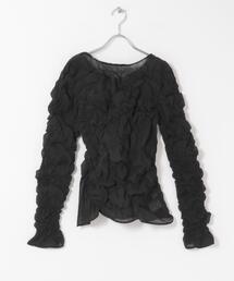 Mewl（ミュール）の「Mewl　シャーリング トップス（その他トップス）」