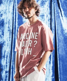 mt10439- Vintage Pigment Logo Printed T-shirt プリントTシャツ(AG06-011scg)