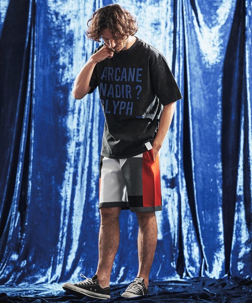 ANGENEHM(アンゲネーム)の「mt10439- Vintage Pigment Logo Printed T-shirt プリントTシャツ(AG06-011scg)(Tシャツ/カットソー・メンズ・ブラック/グリーン/レッド系その他/キナリ・L/M/S)」の19枚目の写真