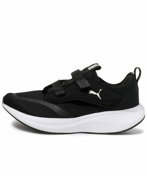 PUMA(プーマ)の「プーマ PUMA SOFTRIDE ムーブオン R JF(スニーカー・メンズ・ブラック・25.0cm/25.5cm/26.0cm/26.5cm/27.0cm/27.5cm/28.0cm)」の1枚目の写真