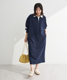 ラガーシャツワンピース