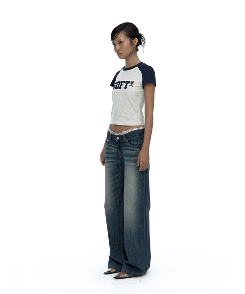KASHIKO(カシコ)の「SOFT Raglan Tee Navy(Tシャツ/カットソー・レディース・その他・MEDIUM/SMALL)」の4枚目の写真