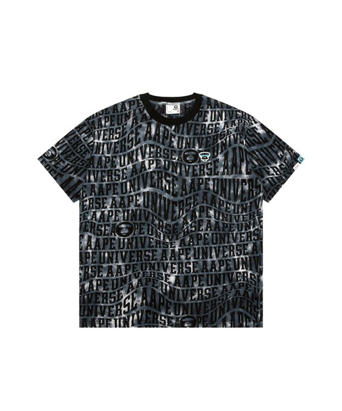 AAPE BY A BATHING APE(エーエイプバイアベイシングエイプ)の「AAPE FANCY MAIN TEE(Tシャツ/カットソー・メンズ・ブルー系その他/ブラック系その他・MEDIUM/X-LARGE/LARGE/SMALL/XX-LARGE)」の2枚目の写真