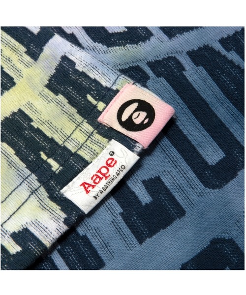 AAPE BY A BATHING APE(エーエイプバイアベイシングエイプ)の「AAPE FANCY MAIN TEE(Tシャツ/カットソー・メンズ・ブルー系その他/ブラック系その他・MEDIUM/X-LARGE/LARGE/SMALL/XX-LARGE)」の8枚目の写真