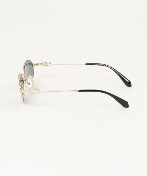 FERRAGAMO(フェラガモ)の「【FERRAGAMO/フェラガモ】オーバル サングラス SF341SLB 713(サングラス・レディース・ブラック・FREE)」の2枚目の写真