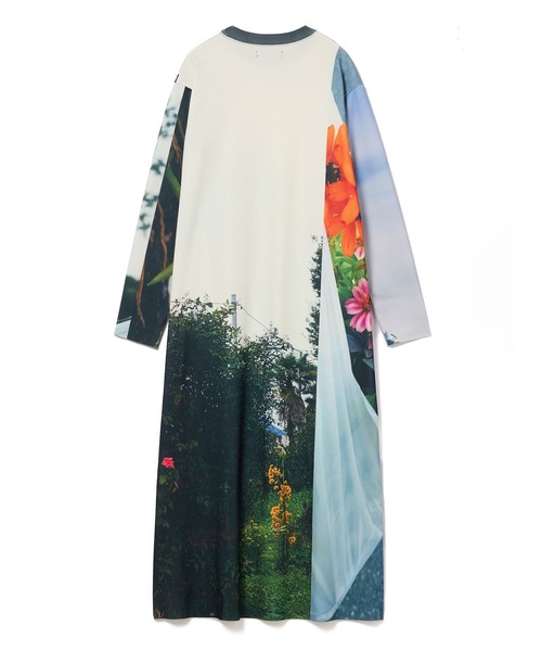 NON TOKYO（ノントーキョー）の「PRINT RIB L/S ONE-PIECE（ワンピース・レディース・チャコール/マルチ・1/2）」の14枚目の写真