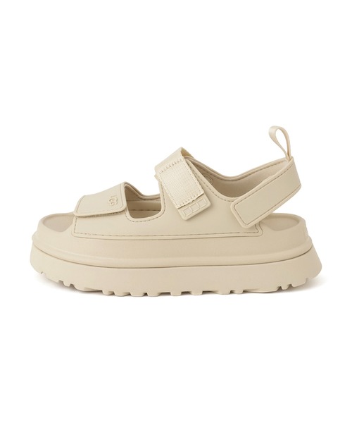 UGG(アグ)の「【UGG(アグ)】W GOLDENGLOW(サンダル・レディース・ブラック/ベージュ・24/23/25)」の3枚目の写真