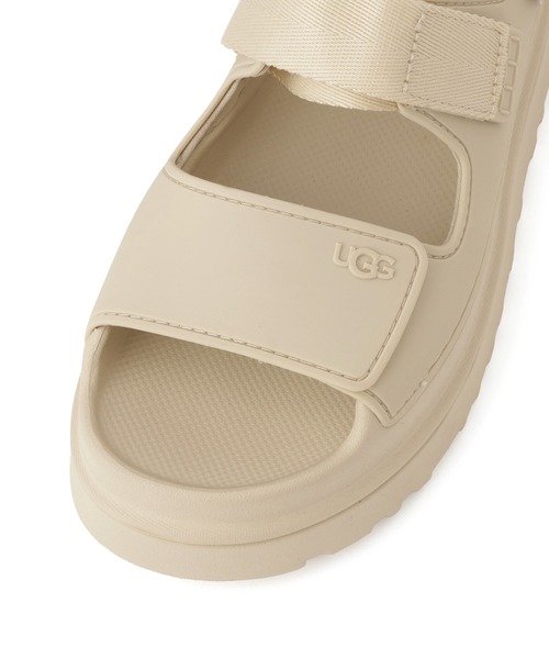 UGG(アグ)の「【UGG(アグ)】W GOLDENGLOW(サンダル・レディース・ブラック/ベージュ・24/23/25)」の5枚目の写真