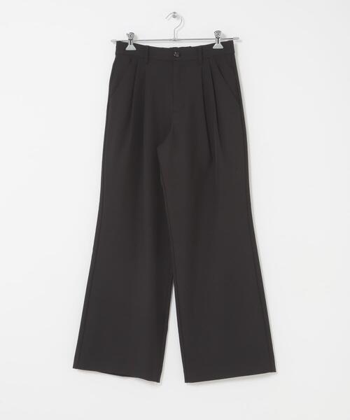 SENSE OF PLACE by URBAN RESEARCH(センスオブプレイスバイアーバンリサーチ)の「『速乾』ドライタッチ2タックワイドパンツ(その他パンツ・メンズ・ネイビー/ライトベージュ/ブラック/チャコールグレー・SMALL/LARGE/MEDIUM)」の16枚目の写真