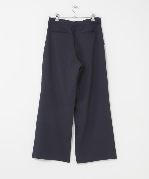 SENSE OF PLACE by URBAN RESEARCH(センスオブプレイスバイアーバンリサーチ)の「『速乾』ドライタッチ2タックワイドパンツ(その他パンツ・メンズ・ネイビー/ライトベージュ/ブラック/チャコールグレー・SMALL/LARGE/MEDIUM)」の5枚目の写真