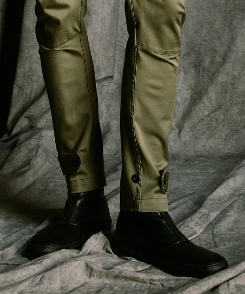 wjk(ダヴルジェイケイ)の「mko13610- front zip bootie スニーカーブーツ(8993 bt50j)(ブーツ・メンズ・グレー系その他/ブラック・40/42/44)」の3枚目の写真