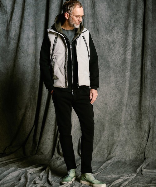 wjk(ダヴルジェイケイ)の「mko13610- front zip bootie スニーカーブーツ(8993 bt50j)(ブーツ・メンズ・グレー系その他/ブラック・40/42/44)」の9枚目の写真