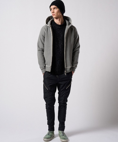 wjk(ダヴルジェイケイ)の「mko13610- front zip bootie スニーカーブーツ(8993 bt50j)(ブーツ・メンズ・グレー系その他/ブラック・40/42/44)」の16枚目の写真
