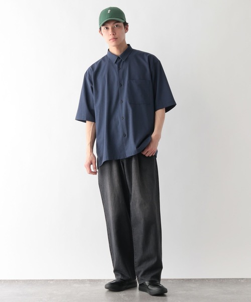 GLOBAL WORK（グローバルワーク）の「URBANシャツAIR/5分袖/638140（シャツ/ブラウス・メンズ・ライトグレー/ブルー/モカ/ホワイト系8/チャコールグレー/ブラック系その他/グレイッシュベージュ/ブラック系9・L/XL/M/S）」の11枚目の写真