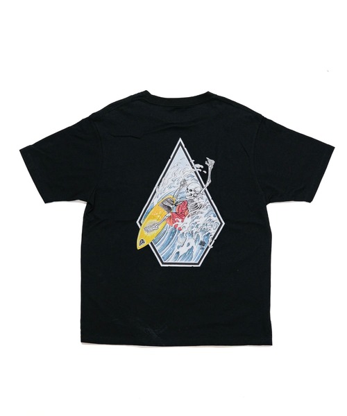 VOLCOM(ボルコム)の「VOLCOM NOZAKA SURF SS TEE(Tシャツ/カットソー・メンズ・ブラック/ホワイト・M/L/XL)」の3枚目の写真