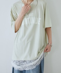 裾レースオーバーロゴＴｅｅ