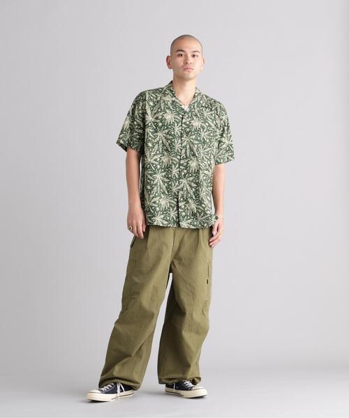 MANASTASH(マナスタッシュ)の「MANASTASH/マナスタッシュ HEMP PATTERN SHIRTS(シャツ/ブラウス・メンズ・パープル/モスグリーン・L/M/XL/S)」の6枚目の写真