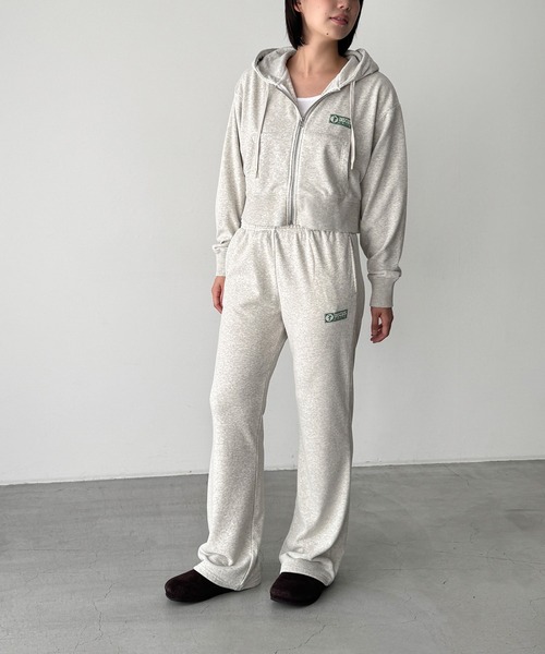 CANAL JEAN(キャナルジーン)の「DISCUS ATHLETIC ショートフルジップフーディー(パーカー・レディース・オートミール/イエロー・ONE SIZE)」の10枚目の写真