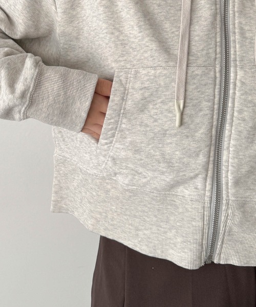 CANAL JEAN(キャナルジーン)の「DISCUS ATHLETIC ショートフルジップフーディー(パーカー・レディース・オートミール/イエロー・ONE SIZE)」の19枚目の写真