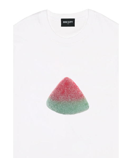 BORN SLIPPY（ボーンスリッピー）の「Watermelon Jelly T-shirt (White)（Tシャツ/カットソー・レディース・その他・FREE）」の3枚目の写真