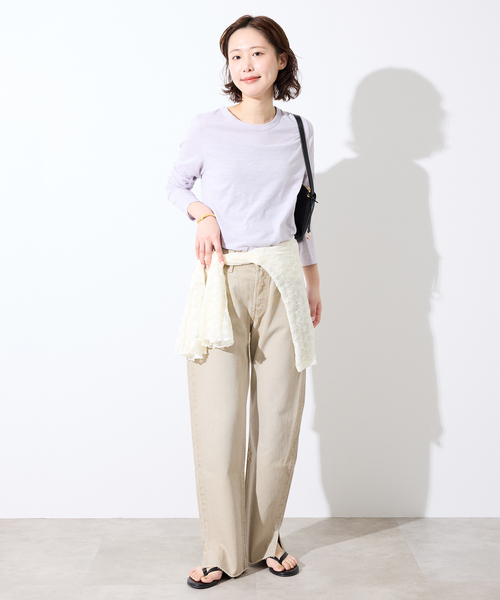 SLOBE IENA(スローブイエナ)の「SLOBE ビーチサンダル(サンダル・レディース・イエロー/カーキ/ブラック/レッド・24cm/23cm/22cm/25cm)」の9枚目の写真