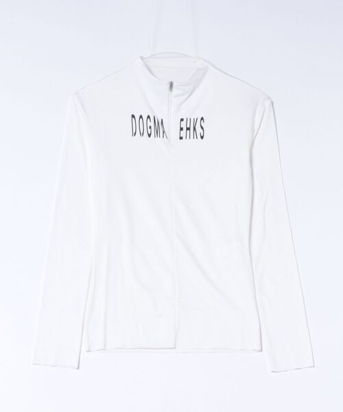 L.H.P(エルエイチピー)の「DOGMA EHKS/ドグマエークス/HALF ZIP TOP(Tシャツ/カットソー・レディース・ブラック・F)」の4枚目の写真