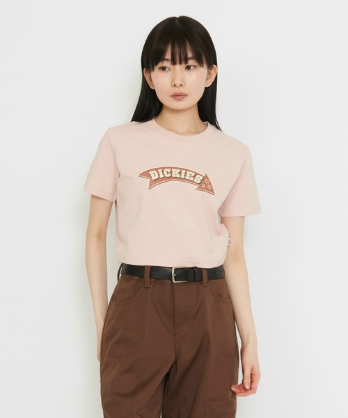 Dickies（ディッキーズ）の「グラフィックTシャツ 半袖（Tシャツ/カットソー・レディース・ホワイト/ピンク/ブラック・SMALL/MEDIUM/X-SMALL）」の3枚目の写真