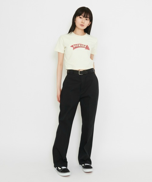 Dickies（ディッキーズ）の「グラフィックTシャツ 半袖（Tシャツ/カットソー・レディース・ホワイト/ピンク/ブラック・SMALL/MEDIUM/X-SMALL）」の6枚目の写真