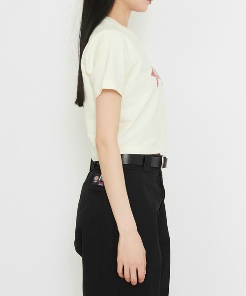 Dickies（ディッキーズ）の「グラフィックTシャツ 半袖（Tシャツ/カットソー・レディース・ホワイト/ピンク/ブラック・SMALL/MEDIUM/X-SMALL）」の10枚目の写真