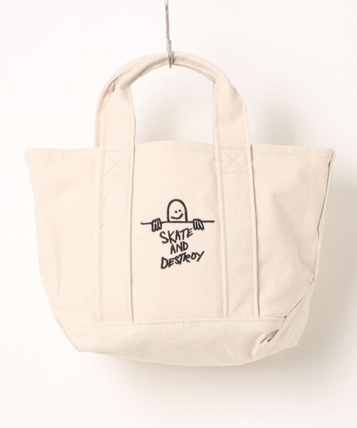 THRASHER(スラッシャー)の「THRASHER LUNCH TOTE BAG(トートバッグ・メンズ・ホワイト系その他2/ホワイト系その他・FREE)」の1枚目の写真