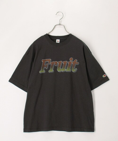 fredy couleur(フレディクルール)の「【FRUIT OF THE LOOM】19/-スラブ天竺FruitロゴT(Tシャツ/カットソー・レディース・サックスブルー/オフホワイト/チャコールグレー・M)」の22枚目の写真