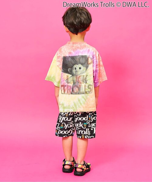 F.O.KIDS（エフオーキッズ）の「トロールズ　総柄ショーツ（その他パンツ・キッズ・ブラック/キナリ・110/100/90/80/150/140/130/120）」の6枚目の写真