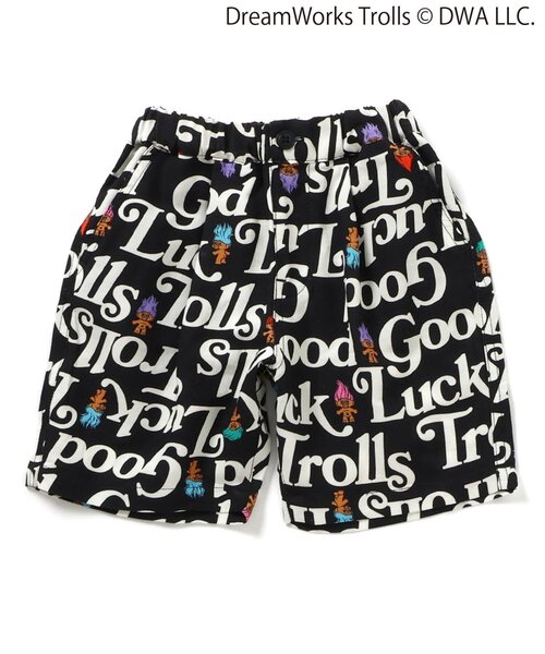 F.O.KIDS（エフオーキッズ）の「トロールズ　総柄ショーツ（その他パンツ・キッズ・ブラック/キナリ・110/100/90/80/150/140/130/120）」の3枚目の写真