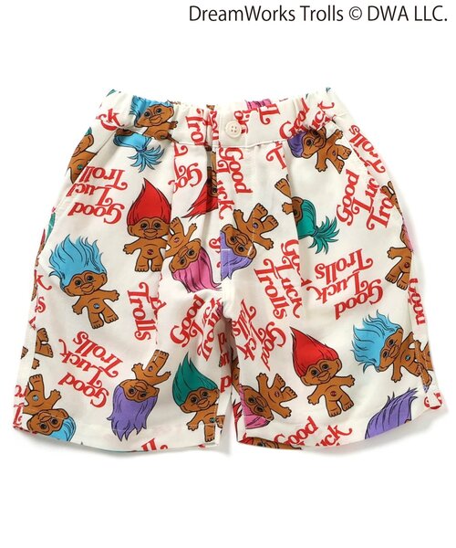 F.O.KIDS（エフオーキッズ）の「トロールズ　総柄ショーツ（その他パンツ・キッズ・ブラック/キナリ・110/100/90/80/150/140/130/120）」の8枚目の写真