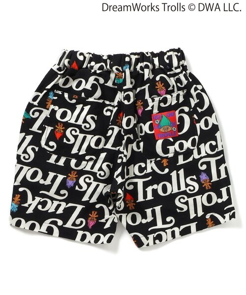 F.O.KIDS（エフオーキッズ）の「トロールズ　総柄ショーツ（その他パンツ・キッズ・ブラック/キナリ・110/100/90/80/150/140/130/120）」の4枚目の写真